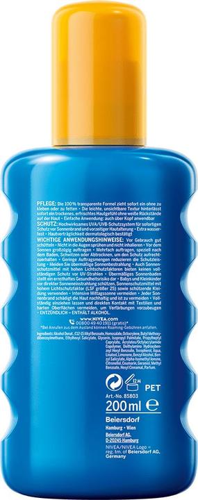 Produktbild NIVEA 85803 (Sonnenspray, SPF 30, 200 ml)