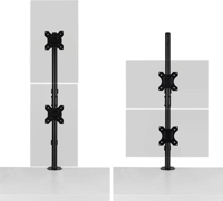 Produktbild Kensington Dual Monitorarm Vertikal (Tisch, 32")