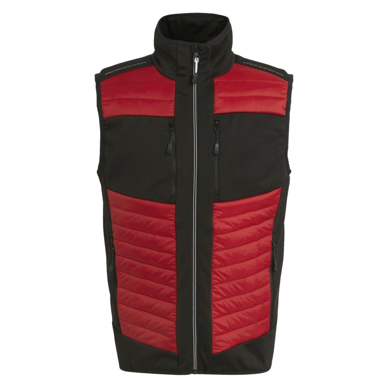 Regatta, Herren, Westen, E-volve Unisex Thermal Hybrid Bodywarmer, Rot, Mehrfarbig, Schwarz