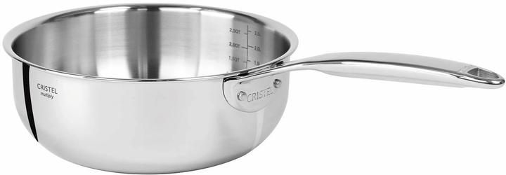 Immagine prodotto Cristel Casseruola Castel Pro, 22 cm (22 cm, Pentola, Acciaio inossidabile)
