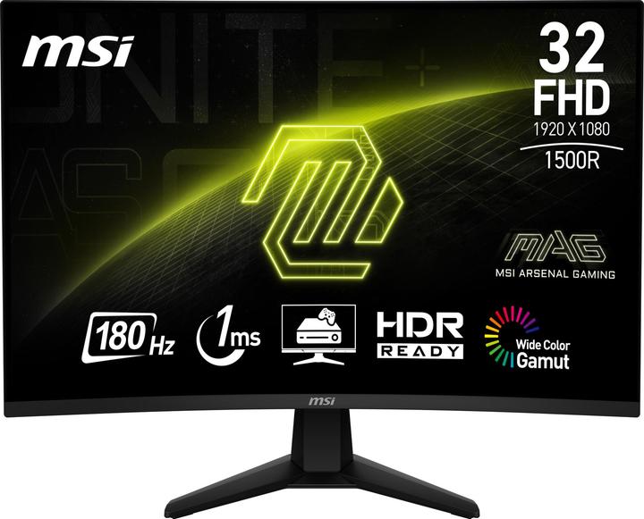 Produktbild GameMax MegaDeal Gaming-PC Draco XD SET2607 7589 + MSI MAG 32C6 Monitor Curved 80cm (32") + Zubehör (1000 GB, 32 GB, GeForce RTX 5050)