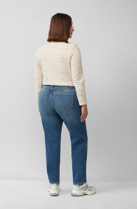 Actual product image S.Oliver T-Shirt Geringeltes Langarmshirt aus Flammgarn mit Crew Neck (46)