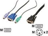 Productafbeelding Digitus Toetsenbord/video/muis (KVM) kabel