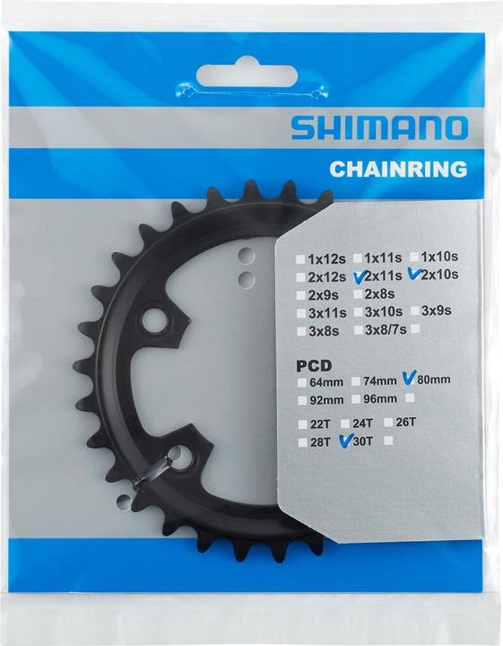 Productafbeelding Shimano Kettingblad GRX FC-RX810 2-f. 30Z|2-v. 30Z (30)