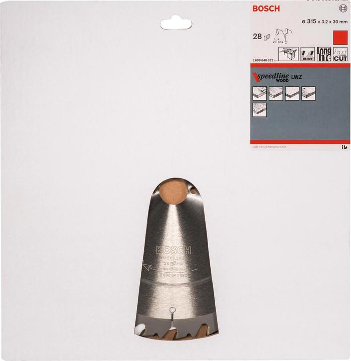 Produktbild Bosch Professional Zubehör PRO Wood Kreissägeblatt, 315 x 3.2 x 30 mm