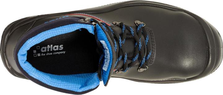 Actual product image Atlas Men's S3 safety shoes "ANATOMIC BAU 500" black size 42 (S3, 42)