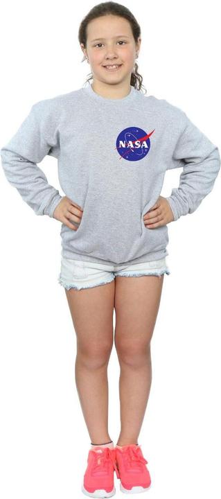 Actual product image Nasa Girls Classic Insignia Chest Logo Sweatshirt (128)