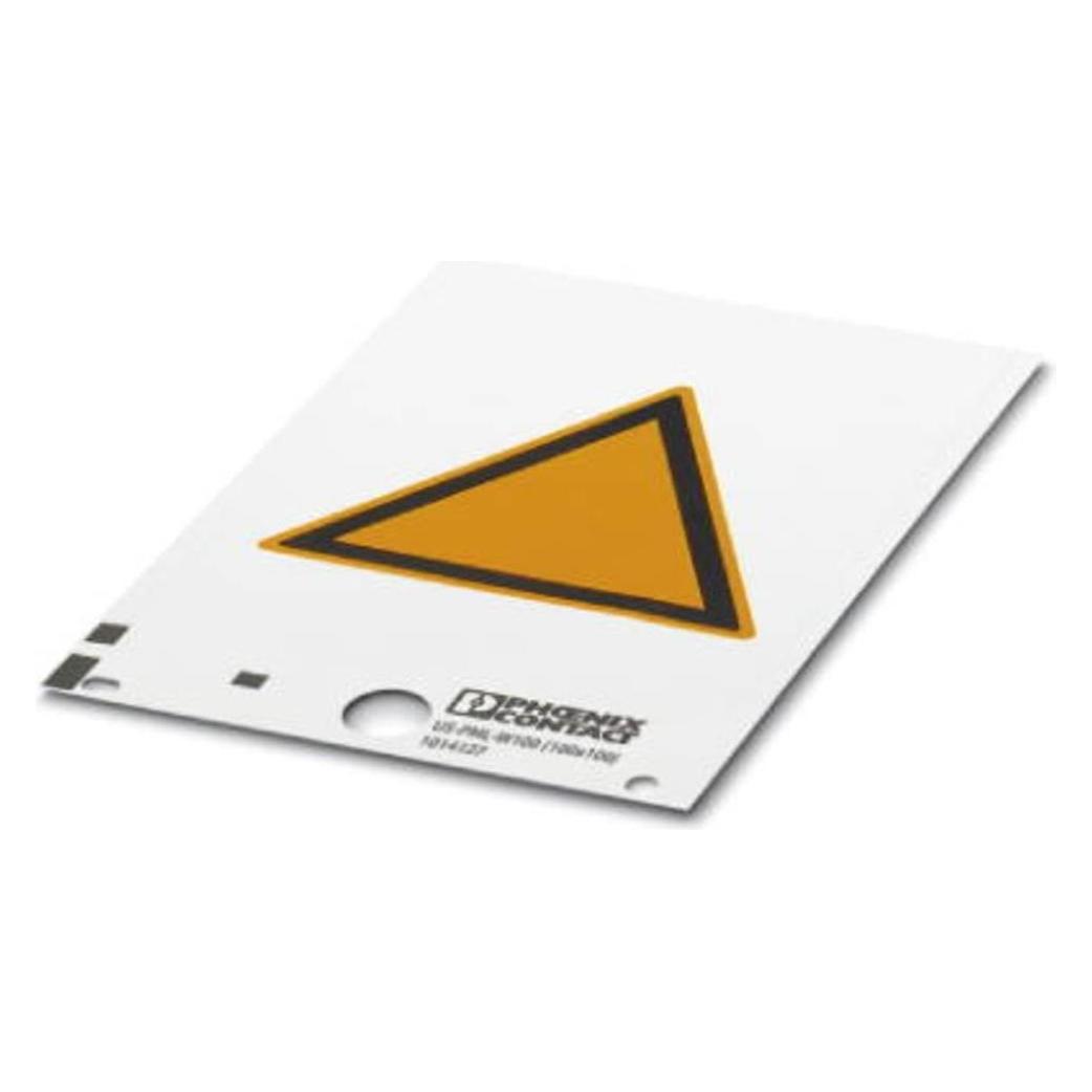 Phoenix Contact Gelb Sicherheitskennzeichnung, Frontplattenmarkierung 1014132