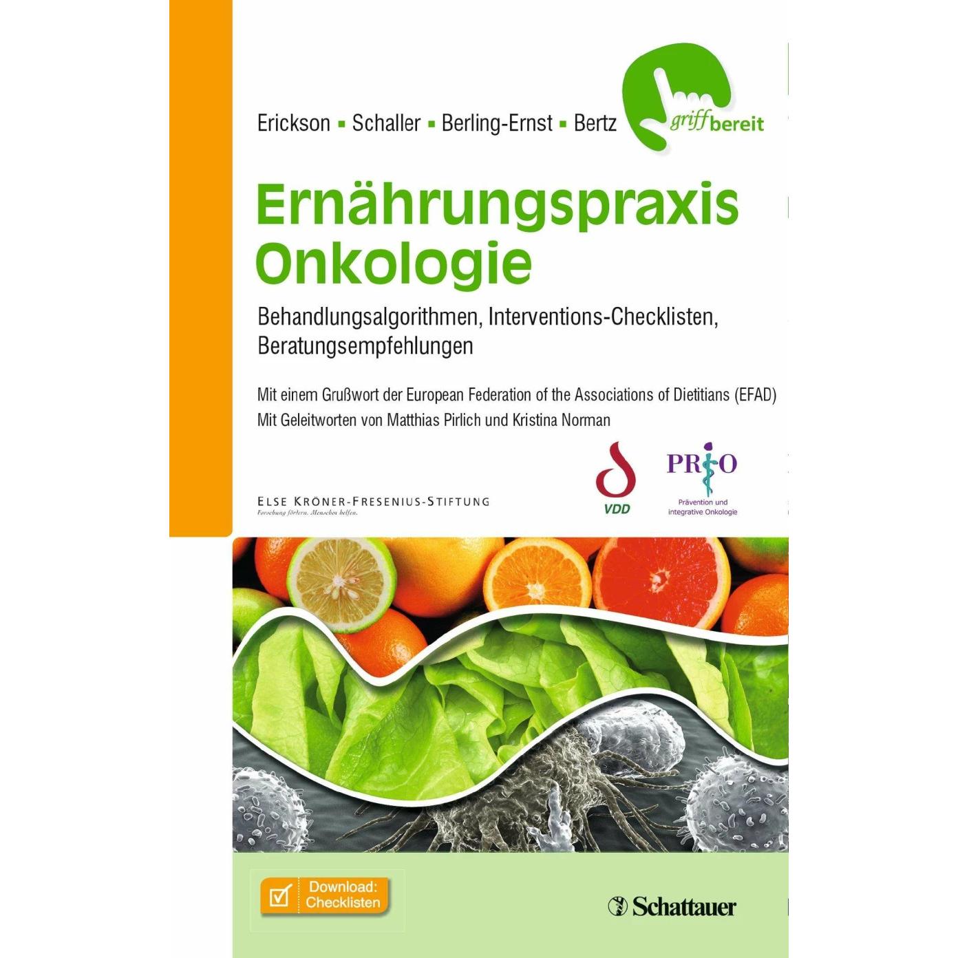 Ernährungspraxis Onkologie, Fachbücher von Annika P. Berling-Ernst, Nicole Erickson, Nina Schaller, Hartmut Bertz