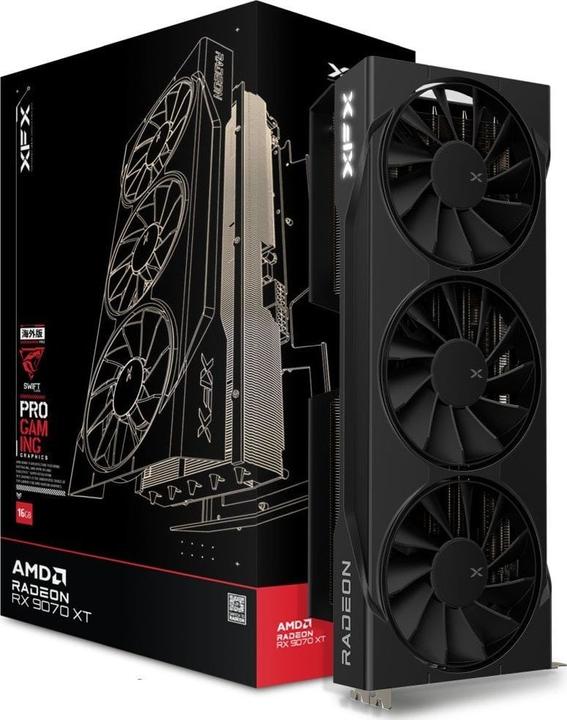 Produktbild XFX Swift Radeon RX 9070 XT Triple Fan Gaming Edition (16 GB)