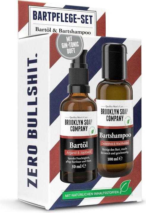 Produktbild Brooklyn Soap Company BS Set Small Bartöl+Bartseife (100 ml)