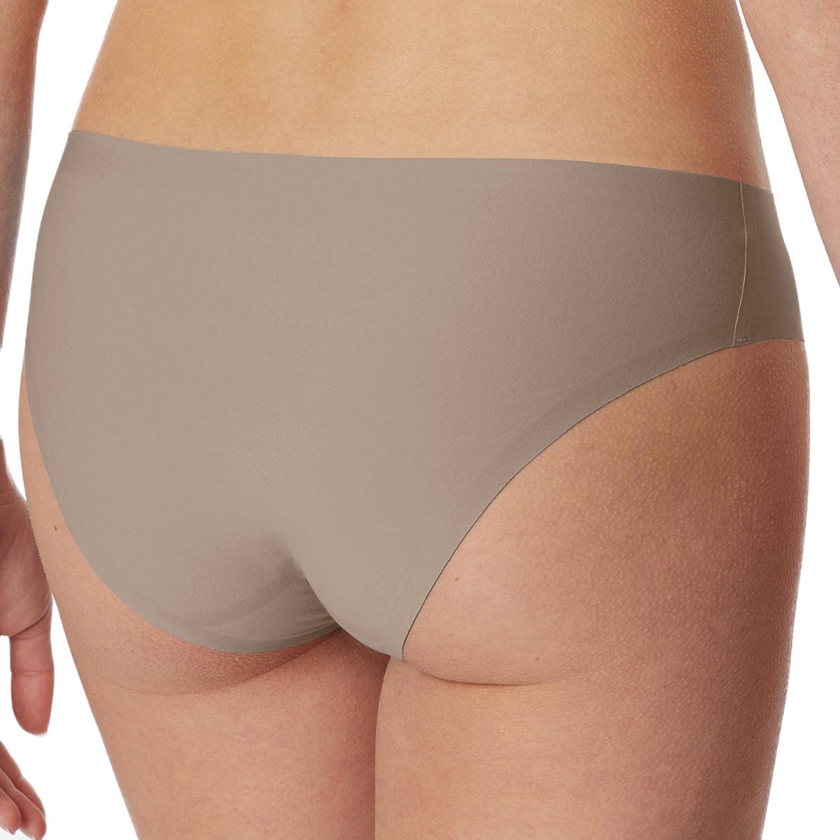 Thumbnail - Schiesser, Damen, Unterhosen, 3er Pack Invisible Cotton Rio Slip, Braun, (38, 3er Pack)