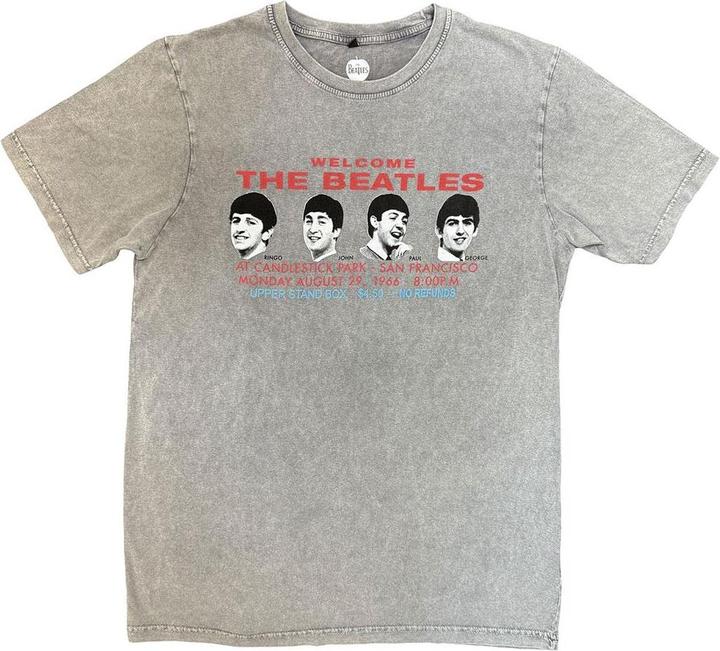 Produktbild The Beatles Candlestick Park TShirt Steinwaschen (M)