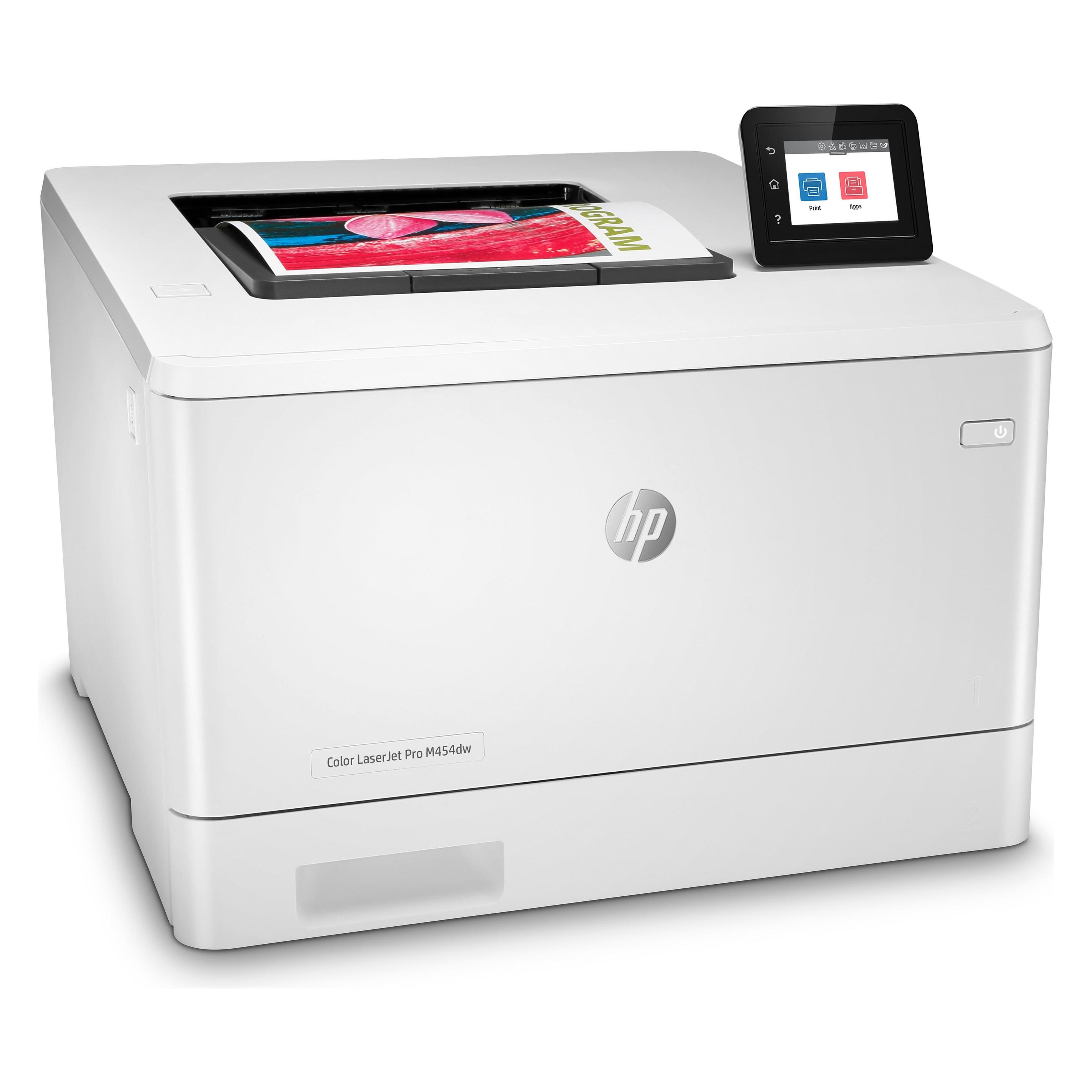 HP M454dw Color LaserJet Pro (Laser, Farbe), Drucker, Weiss