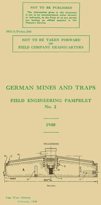 Actual product image German Mines And Traps (English, The War Office, 2022)
