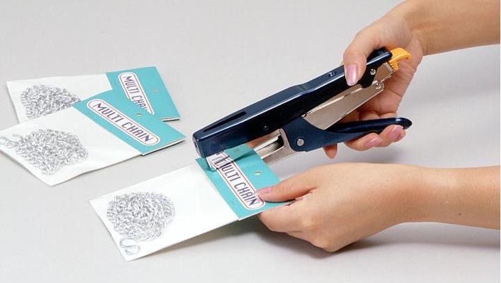 Actual product image Max Stapling pliers HP-50 blue (15 Sheets)
