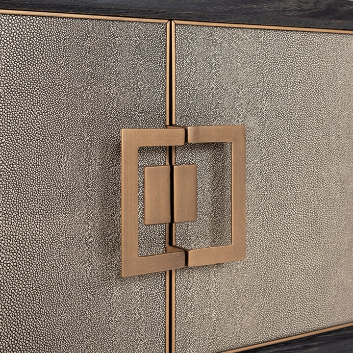 Actual product image Richmond Interiors TV Furniture Bloomingville black gold brushed 185