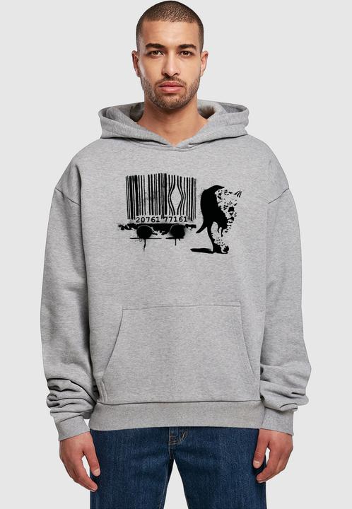 Produktbild Merchcode Brandalised - Barcode Leopard Ultra Heavy Hoody - 189371 (XS)