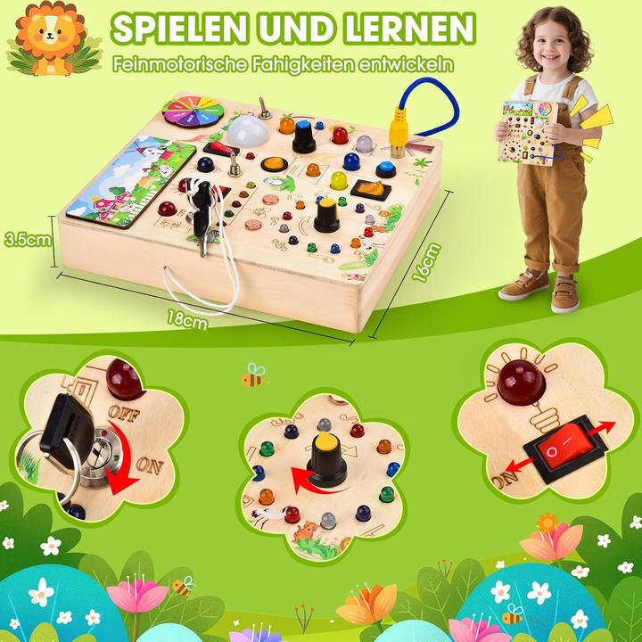 Image du produit Fwiull Jouets de motricité Busy Board