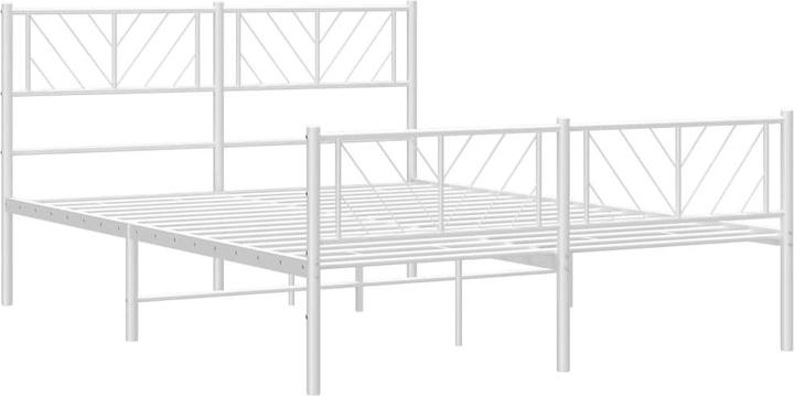 Produktbild vidaXL Metall Bettgestell (135 x 190 cm)