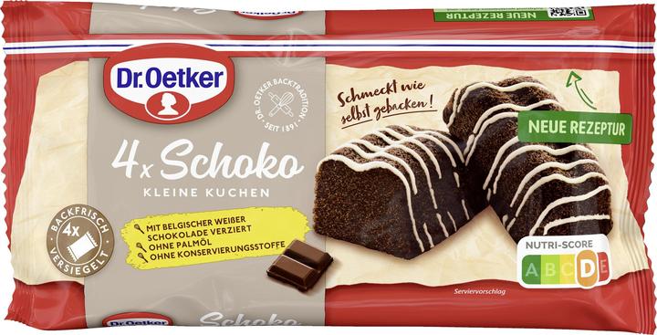 Actual product image Dr. Oetker Small chocolate cakes (4 pcs., 140 g)