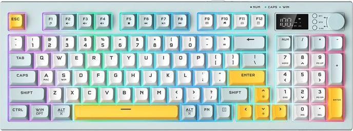 Actual product image Onikuma G80 Gaming Keyboard (DE, Cable, Wireless)