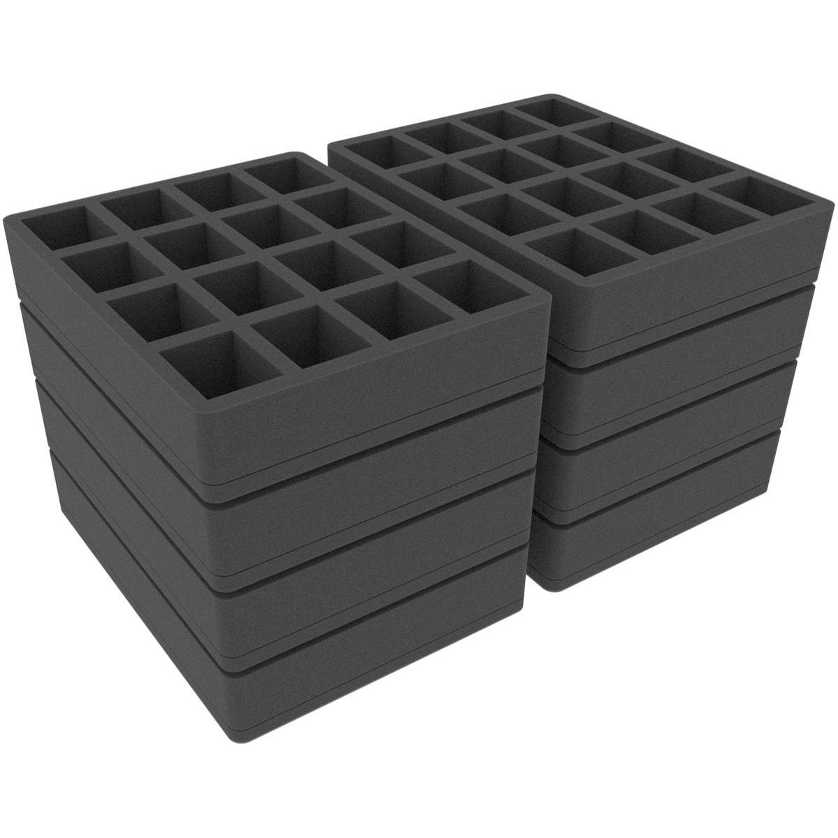 Feldherr CR12SET - Set di schiuma per la valigetta Citadel Crusade - 128 miniature (Schiuma solida)