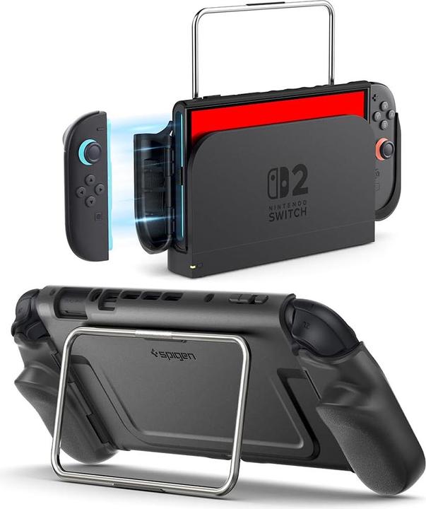 Produktbild Spigen - Protective Case Dual Grip Pro (ACS10196) - for Nintendo Switch 2 - Black (Switch 2)