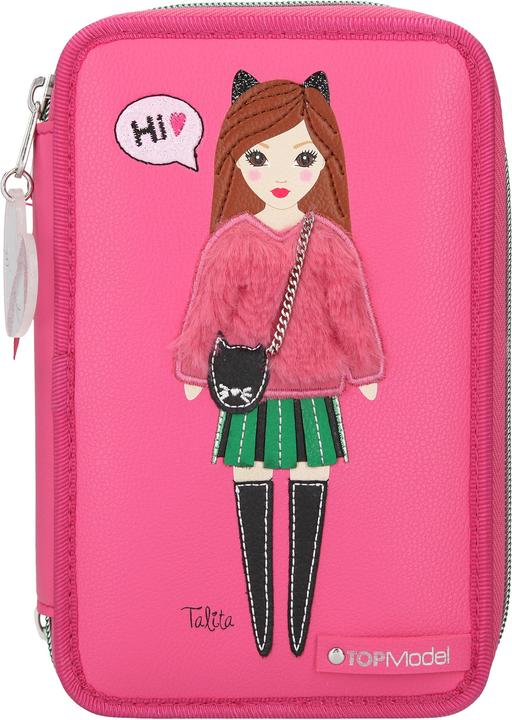 Depesche TOPModel 3-fach Federtasche Model pink