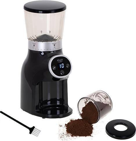 Actual product image Adler AD 4450 Burr coffee grinder, Black (EU plug)