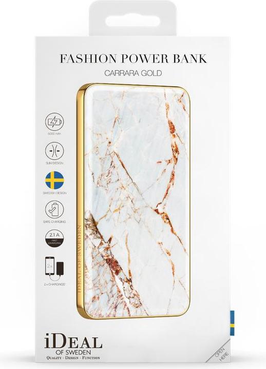 Actual product image iDeal Of Sweden Carrara Gold (5000 mAh, 5 W, 18.50 Wh)