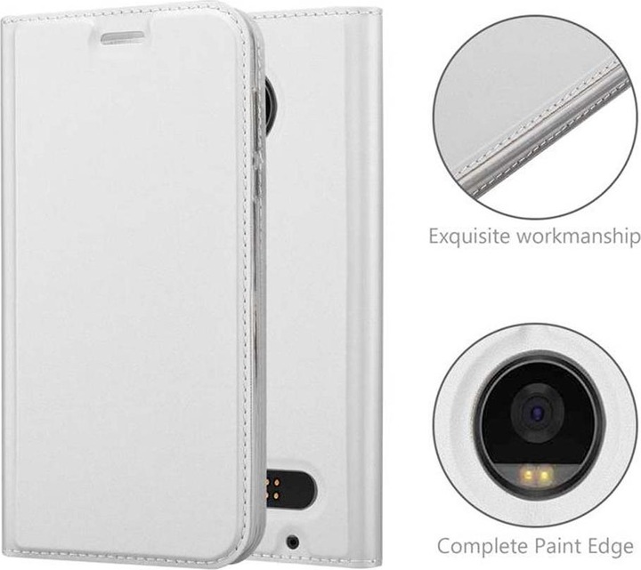 Actual product image Cadorabo Book Classy Style Cover (Motorola Moto Z2)