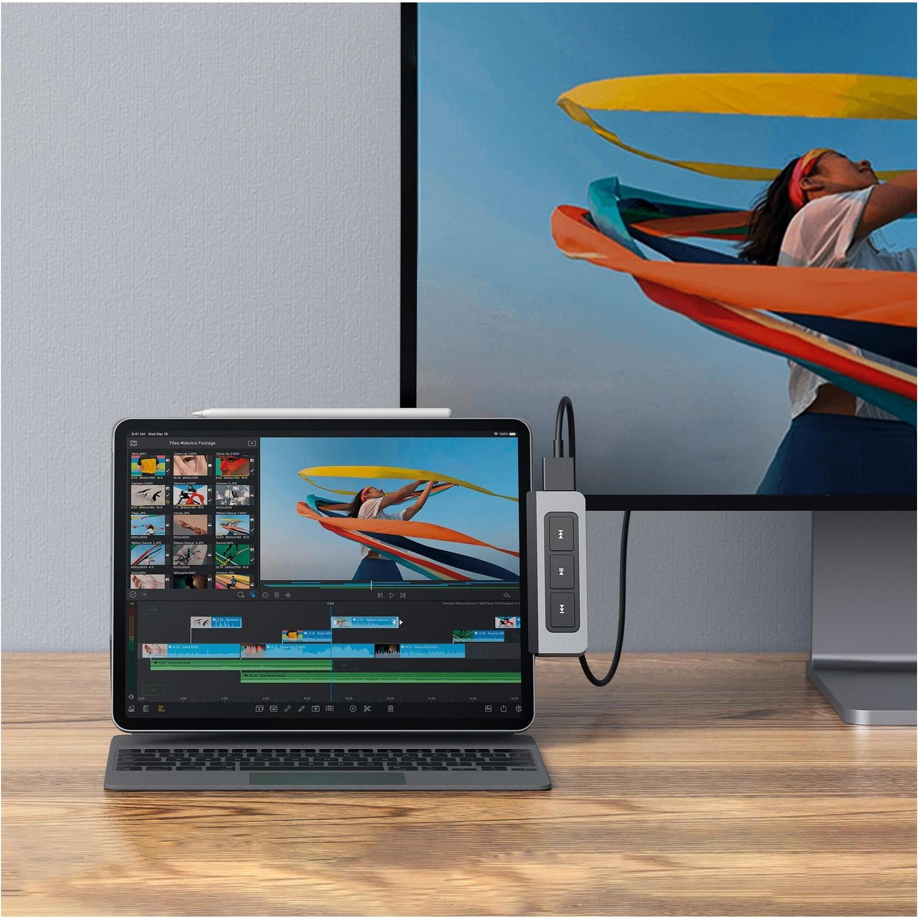 Thumbnail - Hyper Hyperdrive 6-in-1 (USB-C, 6 Ports), Dockingstation + USB Hub, Grau