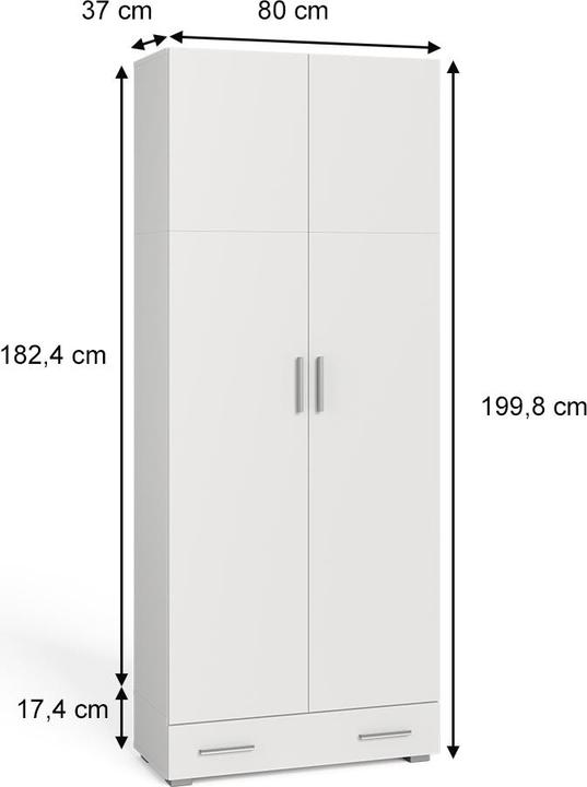 Produktbild Vicco Frank (80 x 37 x 200 cm)