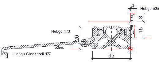 Produktbild Hebgo Schwellenprofile 173