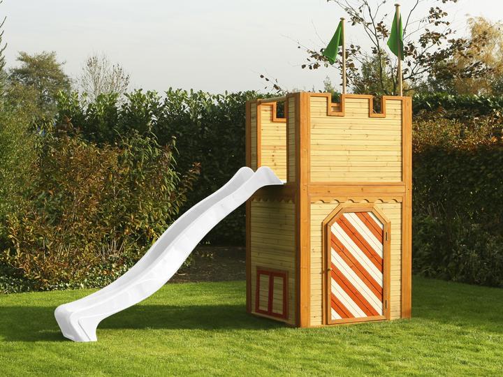 Produktbild Axi Arthur Spielhaus Braun/Rot - Weisse Rutsche