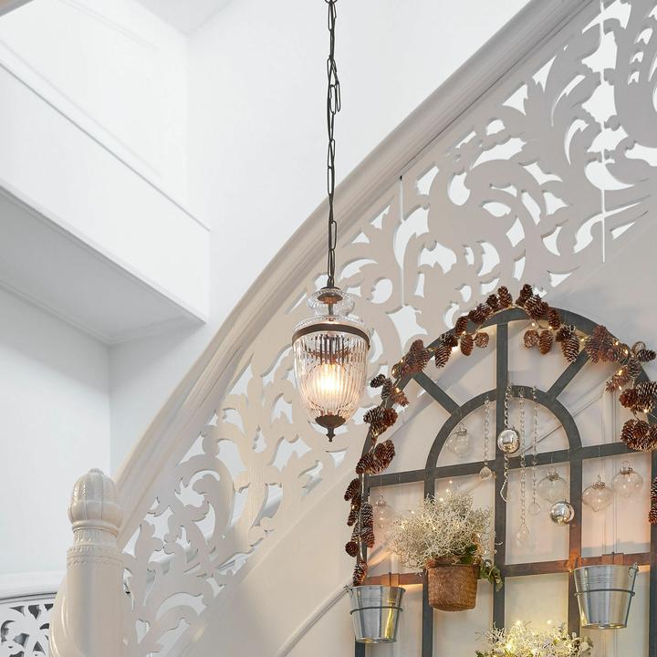 Image du produit Loberon Lampe à suspendre Marcel clair/laiton (E14)