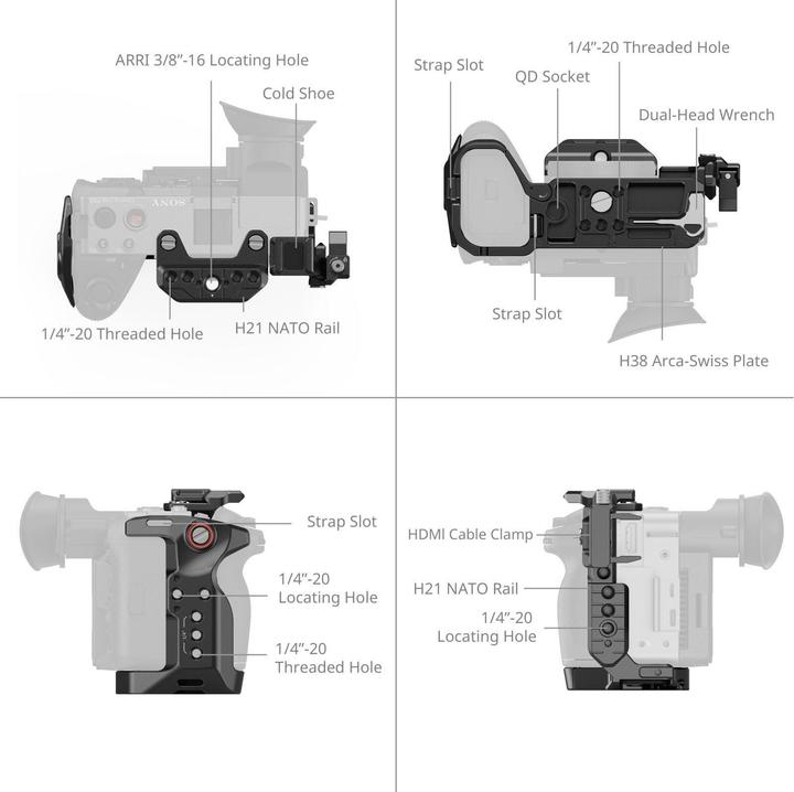 Actual product image SmallRig Cage Kit für Sony FX2 5588 (Cage)