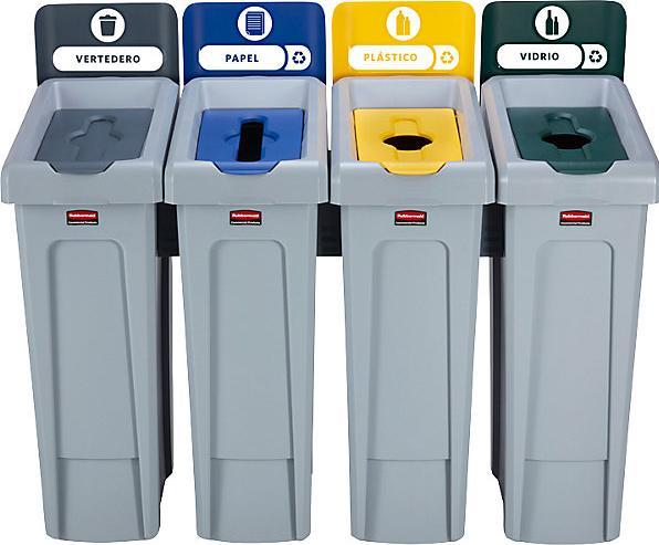 Produktbild Rubbermaid Wertstoff-Recycling-Station SLIM JIM® (87 l)