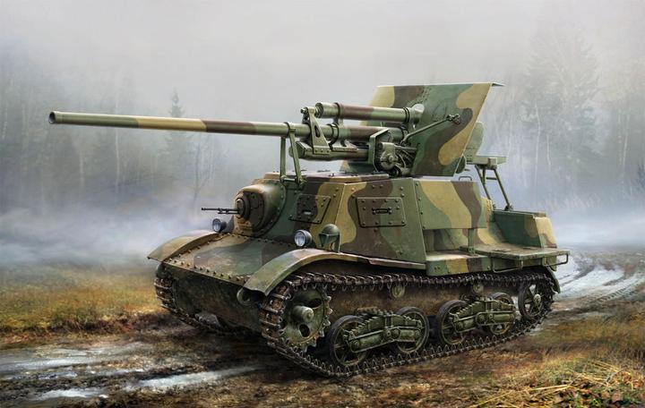 Actual product image Hobby Boss Soviet ZIS-30 Light Self-Propelled Anti-Tank Gun