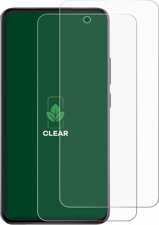 Produktbild ScreenLeaf Schutzfolie nachhaltiger Displayschutz Display Schutz Folie Klar Transparent (2 Stück, Oppo Reno12)