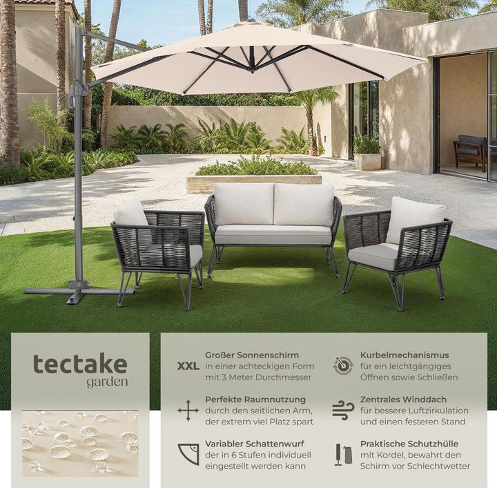 Produktbild tectake Ampelschirm (3 m)