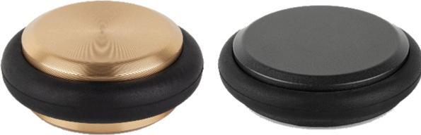 Actual product image Werkstarck Türpuffer LOW D48mm messingf. geb. (1 Piece)