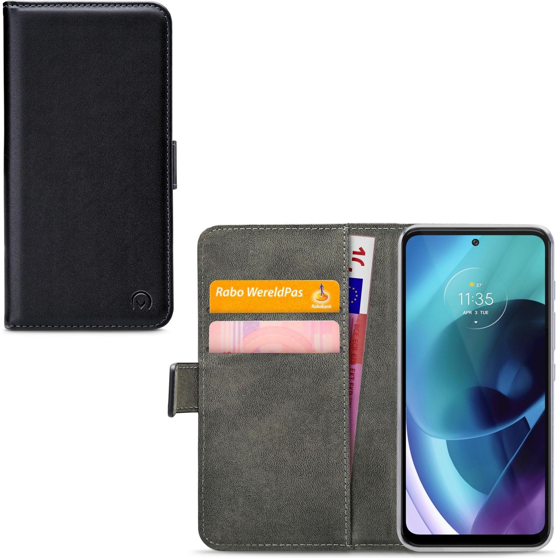 Thumbnail - Mobilize Klassische Gelly-Geldbörse (Motorola Moto G71 5G), Smartphone Hülle, Schwarz