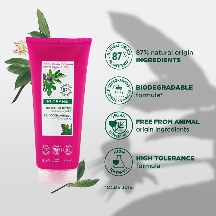 Actual product image Klorane Shower gel with fig leaf (200 ml)