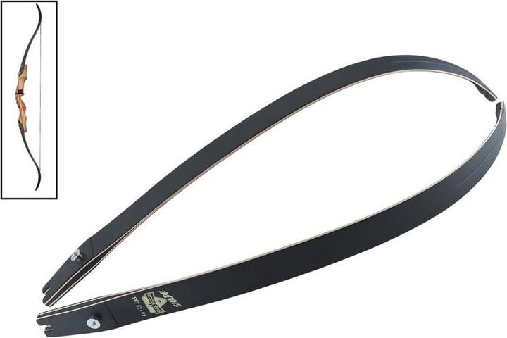 Actual product image Oak Ridge ILF T-D Shade Black Medium = 62" 55 lbs on a 19"