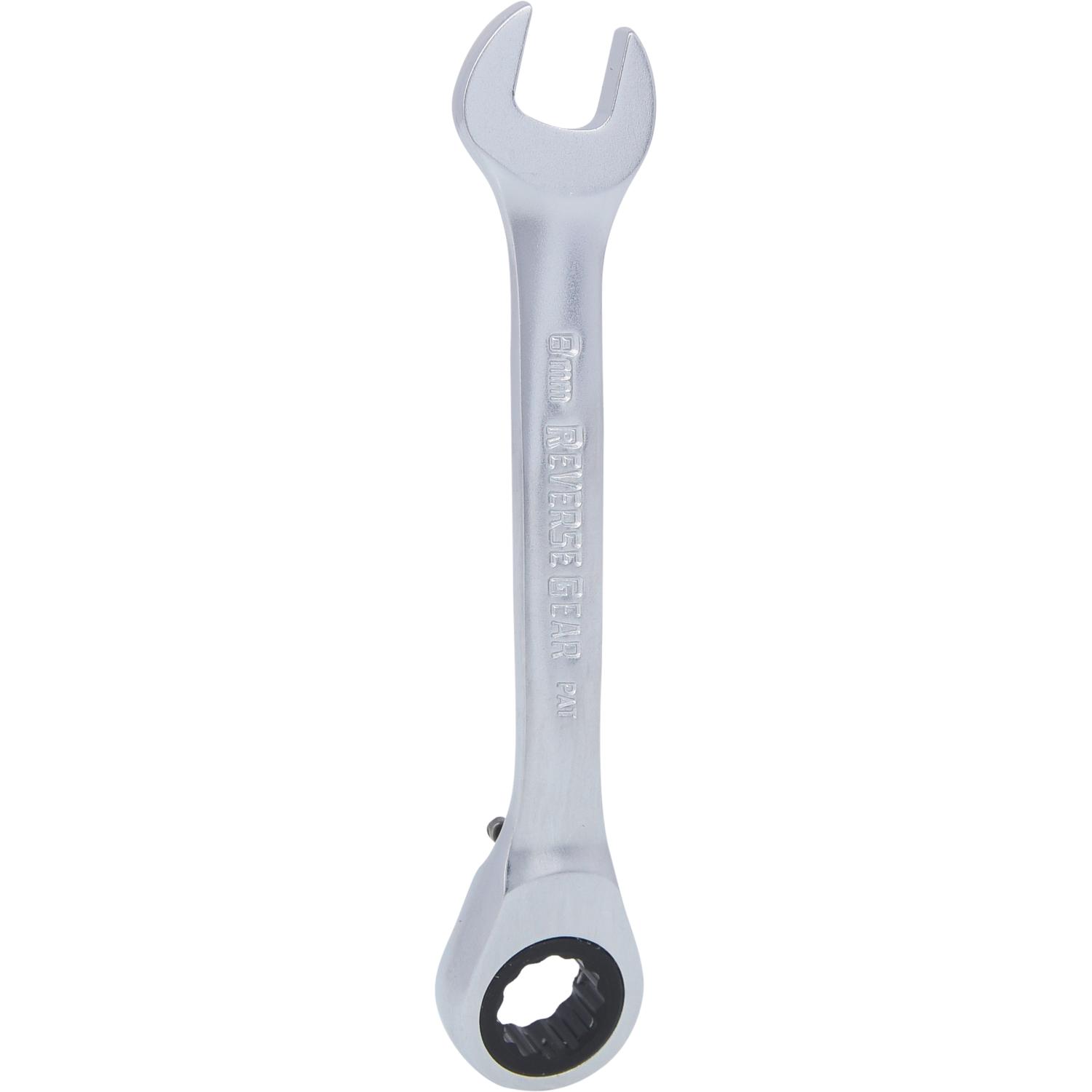 KS Tools, Schraubenschlüssel, GEARplus Ratschenringmaulschlüssel kurz (8 mm)