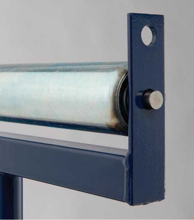 Actual product image BS Rollen Rollst500 Roller stand with castor, height adjustable Load capacity 100 kg, blue (50 cm, 50 cm)