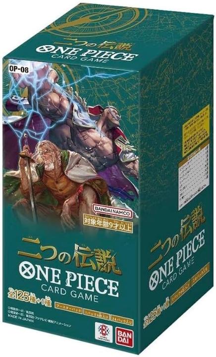 Actual product image One Piece Two Legends Booster Box OP-08 - Card Game - JP (Japanese, Booster display)