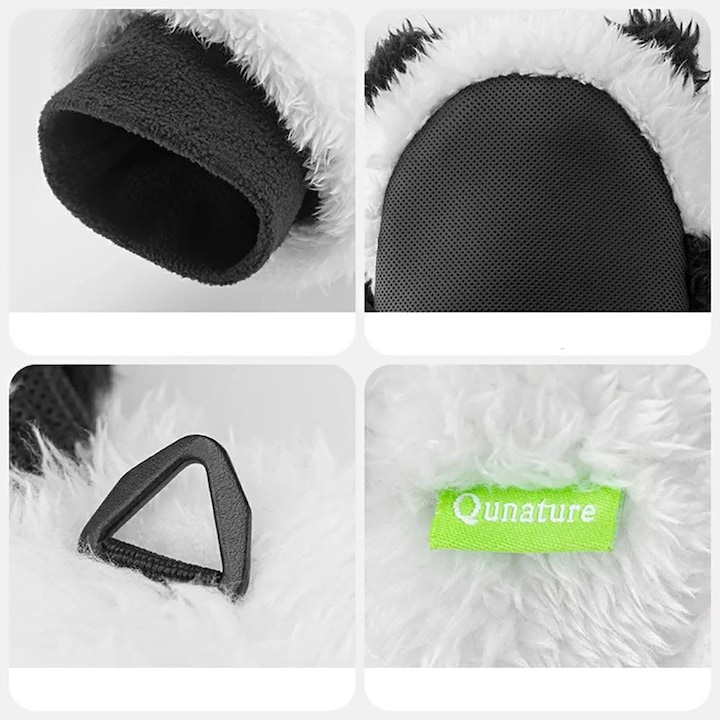 Produktbild Qunature The others Panda Ski Gloves for Kids and Adults Size S - Black/White (S)